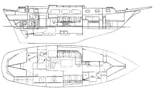 Downeaster 45 Drawing