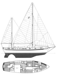 Gulfstar 52 MS Drawing