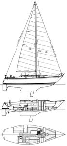 Tartan 37 (S&S) Drawing