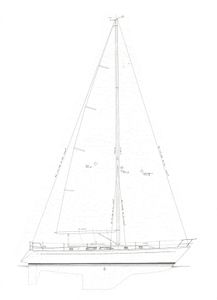 Pedrick 43 (Cheoy Lee) Drawing