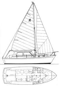Gulfstar 36 MS PH Drawing