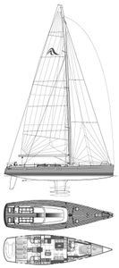 Hanse 630 E Drawing