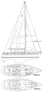 Tayana 47 CC Drawing