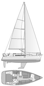 Beneteau 31 Drawing