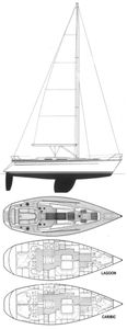 Bavaria 370 Drawing