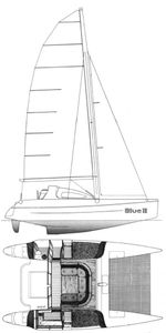 Blue II (Beneteau) Drawing