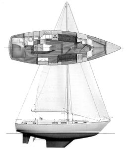 Pearson 385 Drawing