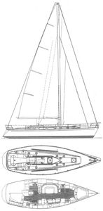 Sabre 452 Drawing