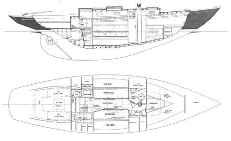 Gulfstream 36 (S&S) Drawing