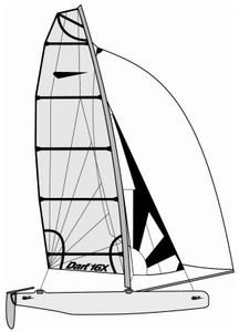 Dart 16 Race Drawing