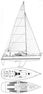 First Class Europe (Beneteau) Drawing