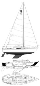 Pearson 30 Drawing