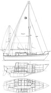 Cal 35 Cruise Drawing