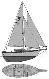 Westsail 28 Drawing