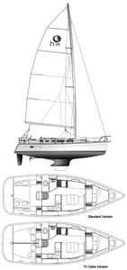 Hunter 38 Drawing