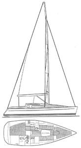 Sun Fast 32 (Jeanneau) Drawing