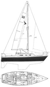 Seafarer 26 Drawing