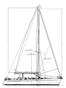 Cyclades 51.5 (Beneteau) Drawing