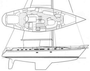 Morgan 45 (Catalina) Drawing