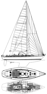 Swan 55 CC (Frers) Drawing