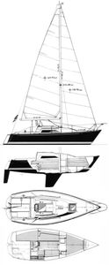 C&C 27 Mk V Drawing