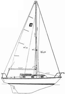 Cape Dory 27 Drawing