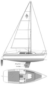 Catalina 250 Drawing