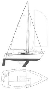 First 18 (Beneteau) Drawing