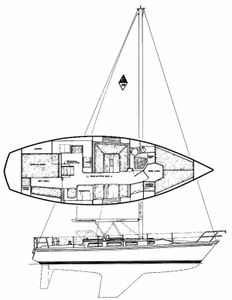 Catalina 36 Drawing
