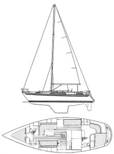 Moody 376 Drawing