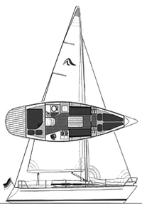 Hanse 300 Drawing