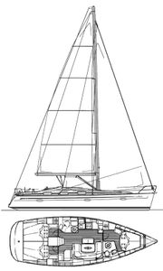 Bavaria Cruiser 39 Drawing