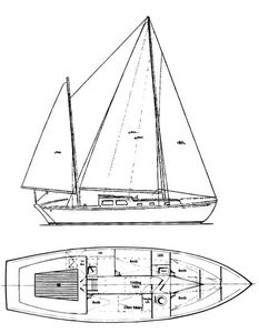 Bermuda 30 (Cheoy Lee) Drawing