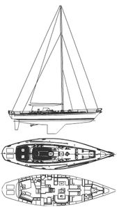Swan 61 Drawing