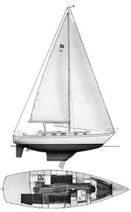 Pearson 386 Drawing