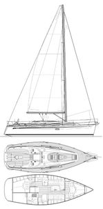 Bavaria Cruiser 34 Drawing