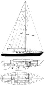 Pearson 39 Drawing