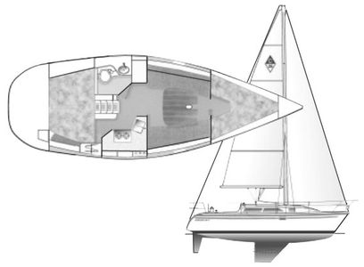 Catalina 28 Mk II Drawing