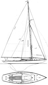 Triangle One-Design Drawing