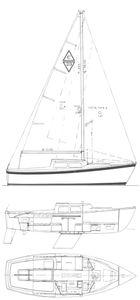 Coronado 23 Drawing