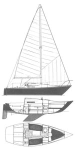 C&C 25 Drawing