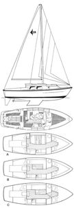 Centaur 26 (Westerly) Drawing
