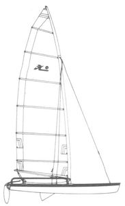 Hobie 17 Drawing