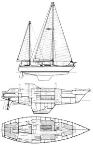 Sharki 39 (Amel) Drawing
