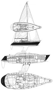C&C 34+R Drawing