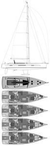 Dufour 63 Drawing