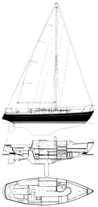 Endeavour 32 CB Drawing