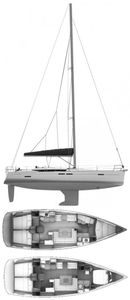 Sun Odyssey 439 (Jeanneau) Drawing