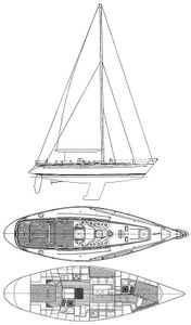 Swan 46 Mk II Drawing