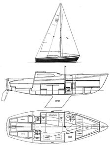 Columbia 26 Mk 2 Drawing